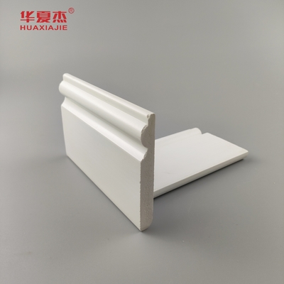 moisture proof pvc moldings pvc baseboard skirting durable anti-uv