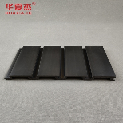 Black High Glossy Pvc Slatwall Panels For Home Interior PVC garage panel
