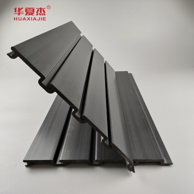 Black High Glossy Pvc Slatwall Panels For Home Interior PVC garage panel