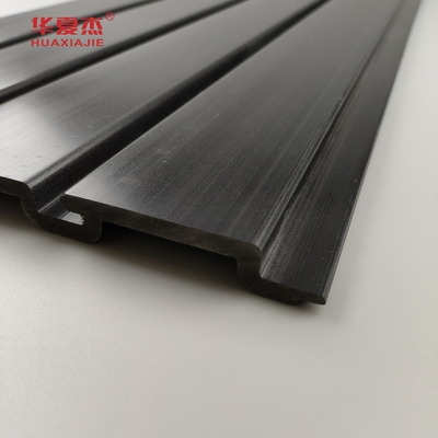 Black High Glossy Pvc Slatwall Panels For Home Interior PVC garage panel