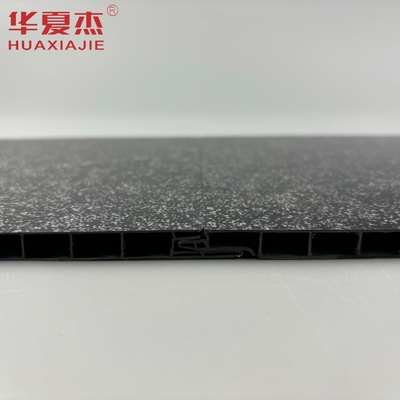 Waterproof Pvc Wall Panel Black Marble Interior Decoration For Hotel