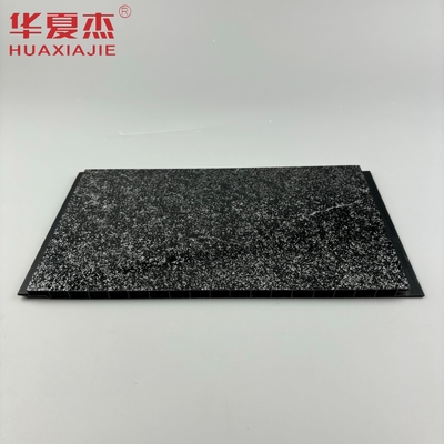 Waterproof Pvc Wall Panel Black Marble Interior Decoration For Hotel