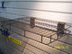 Decorative Wpc Plastic Garage Slatwall Panel Store Display Metal Basket