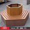 Waterproof Wpc Flower Boxes , Pvc Composite Bed Flower Box UV protect