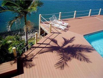 Good price Outdoor Decking Flooring Backyard Pools WPC Composite Decking online