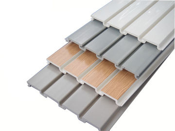 Good price Strong Plastic Garage Slatwall Panels White Grey Color Smooth Groove online