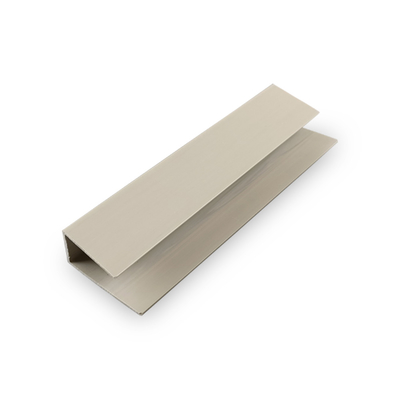 End Cap Moulding Pvc Slatwall Panel Decorative White Black Grey Color