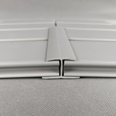Ultralight Portable Flexible Grey Slatwall Panels For Showroom