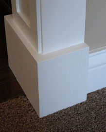 Good price Economic Mothproof PVC Baseboard / Skirting Board For Indoor Decoration online