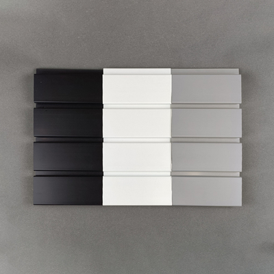 High Density Pvc Slatwall Panels Wall Mounting For Living Pop Room