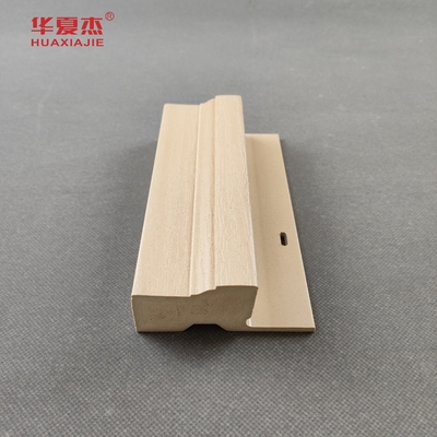 Good price Indoor WPC Door Frame Moisture Proof Wooden Grain Nail Fin Decoration Material online
