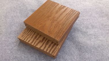 Good price Anti-Corrosion Grooves / Slot Wood Fiber / WPC Composite Decking For Pool online