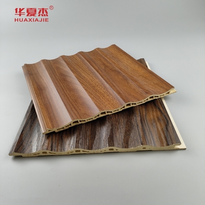 Wholesale Factory Price Wooden Grains Fluted Wpc Wall Panel Home Indoor Decoration