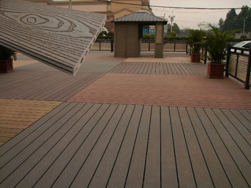 Good price Solid Wood Plastic Decking Eco Friendly UV Proof WPC Composite Decking online