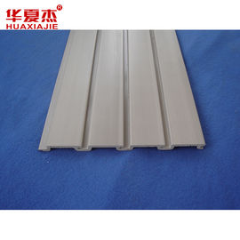 Good price White PVC Slatwall Panels , WPC Boards Panels , Garage Wall Panels for Display online