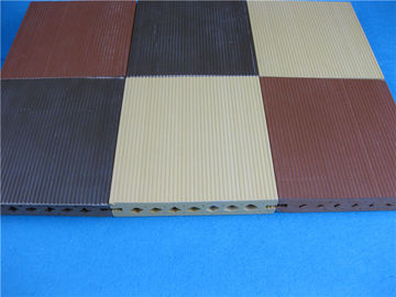 Good price ASA Wood Plastic Composite Foam Decking Tiles for Backyard / Garden online