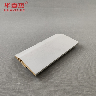 High Quality Wpc Skirting Board Laminated Pvc Foam Baseboard Indoor Wall Decoration