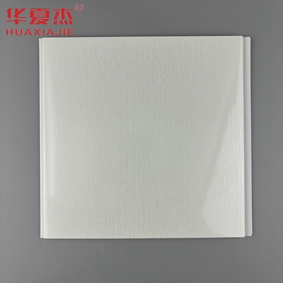 White Baseplate With Silver Metallic Pattern Pvc Wall Panel Ceiling Decor Pvc Panels For Apartment