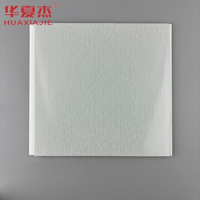 Hot Stamping Pvc Wall Panel Grey Baseboard With Silver Metallic Pattern Ceiling Panel Pvc For Living Room Decoration