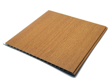 Good price 5mm Office Perforated PVC Wall Panels / Wood Color Waterproof Wall Panels online