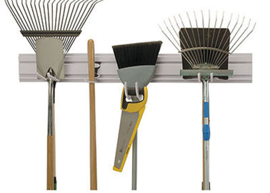Good price CE SGS Taupe Garage Wall Panels / Slatwall Panels For Sports Equipment online