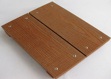 Good price Anti-Mould Composite Wood Decking Flooring / Boardwalk For Park Floor online
