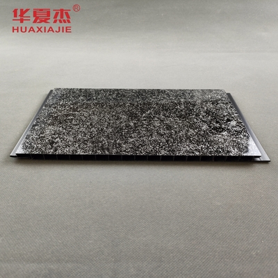 Waterproof Pvc Wall Panel Black Marble Interior Decoration For Hotel