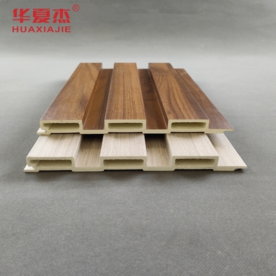 Good price Hotel Decoration Waterproof Wpc Panels Laminated Wood Grain Wpc Fluted Wall Panel With 2.9m / 3m / Customized Length online