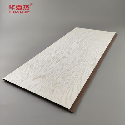Good price White Wood Grains PVC Wall Panel 250mm x 8mm Antiseptic for Building Decoration online