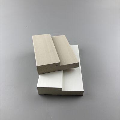 Good price 115mm PVC Door Jamb - Waterproof WPC Door Frame with White Surface online