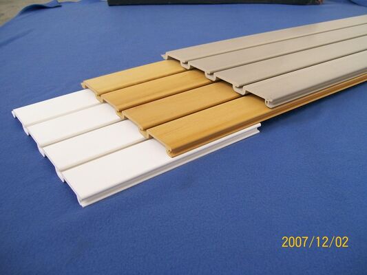 Good price Unit Weight 1.7kg PVC Slatwall Boards Antiseptic Waterproof Anticorrosive Panels for Organizing Retail Displays and Storage online