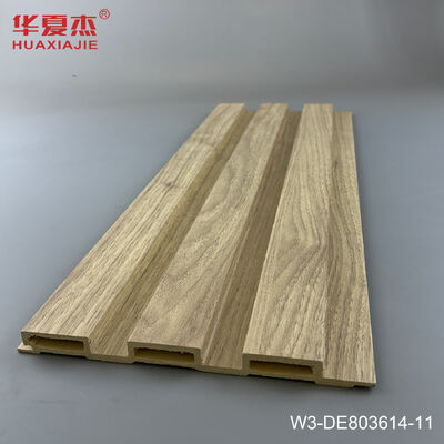 Quality Waterproof WPC Fluted Wall Panel with Flat Surface for Easy Installation and Interior Decoration factory