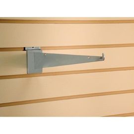 Good price Wood Grain MDF Storage Slotted Wall Panels For Garage , Water-Resistant online