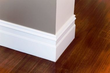 Good price Wooden Look Foam PVC Trim Board , Vinyl Cabinet Skirting Board online