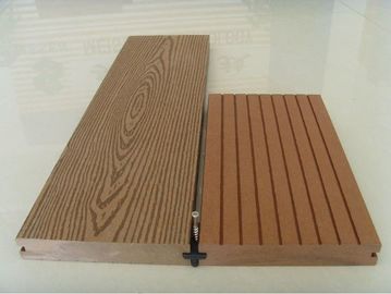 Good price 140mm x 25mm Wpc Foam Composite Decking Planking / Bottom Board For Exterior online