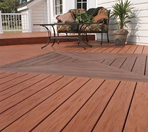 Good price UV Resistance Wpc Timber Flooring Decks Recyclable For Exterior Garden Decks online