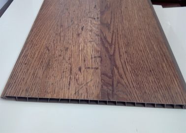 Good price Wooden Grain Pvc Plastic False Wall Using Laminated Process online
