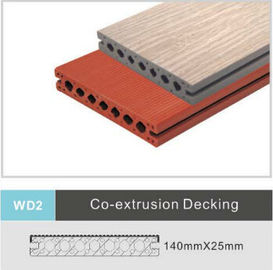 Good price Environmental Composite WPC Decking , Wood Plank Flooring 140mm x 25mm online