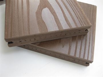 Good price Outside Solid Pvc Vinyl Flooring Boards with Coffee , ASA Surface Coextruded online