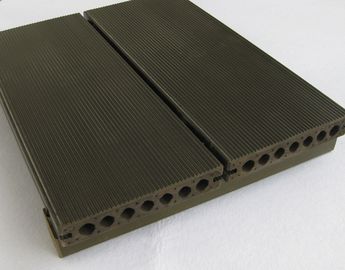 Good price Garden Composite WPC Decking Tiles Hollow UV - resistant Flooring Decks online
