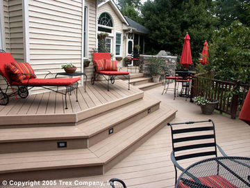 Good price Anticorrosion Wood Plastic Composite Foam Decks Exterior Decking online