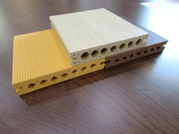 Good price Moistureproof Hollow WPC Composite Decking Plates Outside Environment online